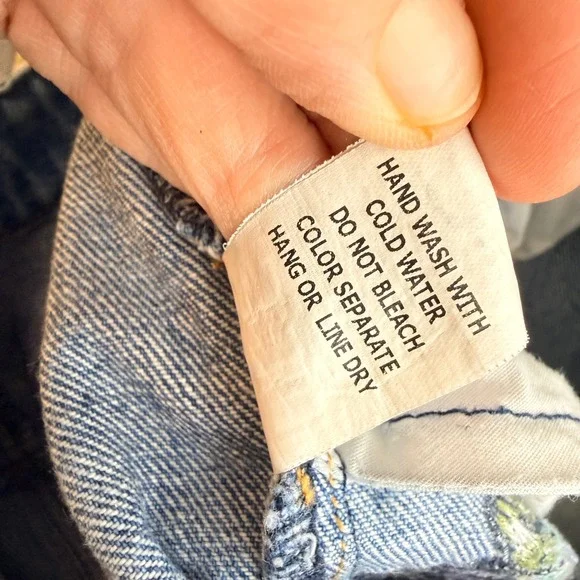 Honey Punch Embroidered Floral Bird Jeans Size M Boho Indie Whimsical Festival - Picture 9 of 11